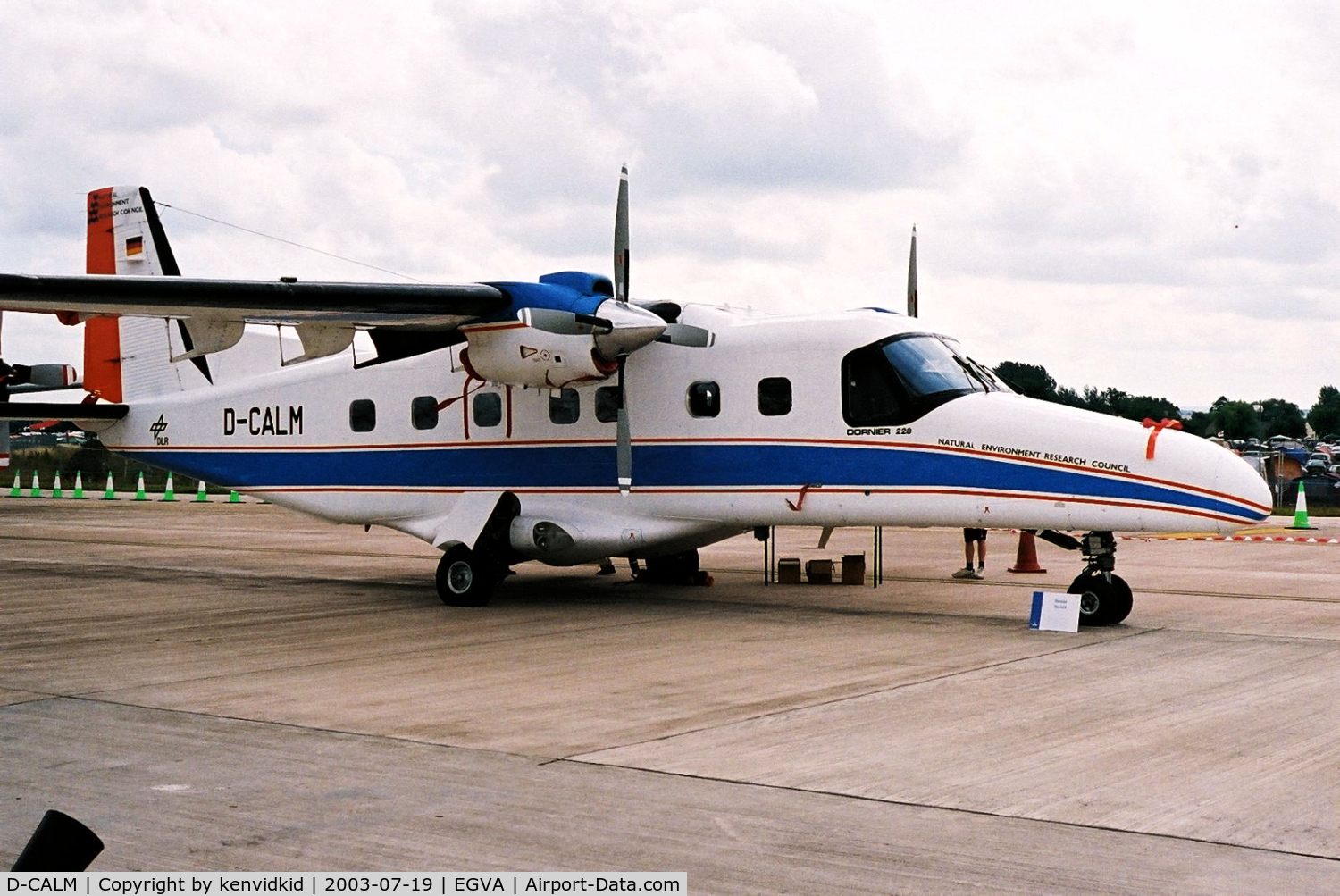 D-CALM, 1985 Dornier 228-101 C/N 7051, National Environment Research Council at RIAT.