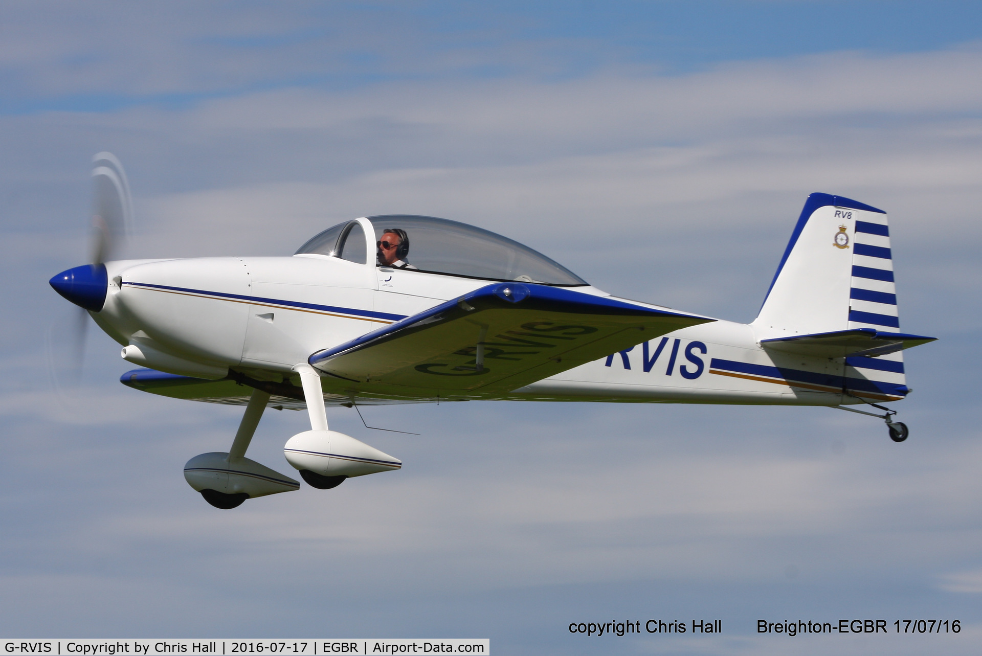 G-RVIS, 2003 Vans RV-8 C/N PFA 303-14031, at Breighton's Summer Fly-in