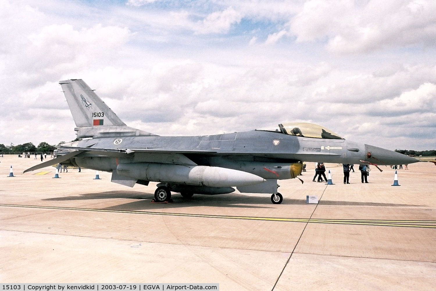 15103, 1993 Lockheed F-16AM Fighting Falcon C/N AA-3, Portuguese Air Force at RIAT.