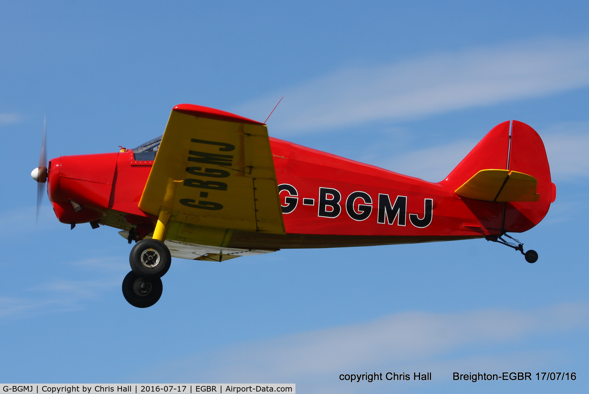 G-BGMJ, 1952 Gardan GY-201 Minicab C/N 12, at Breighton's Summer fly in