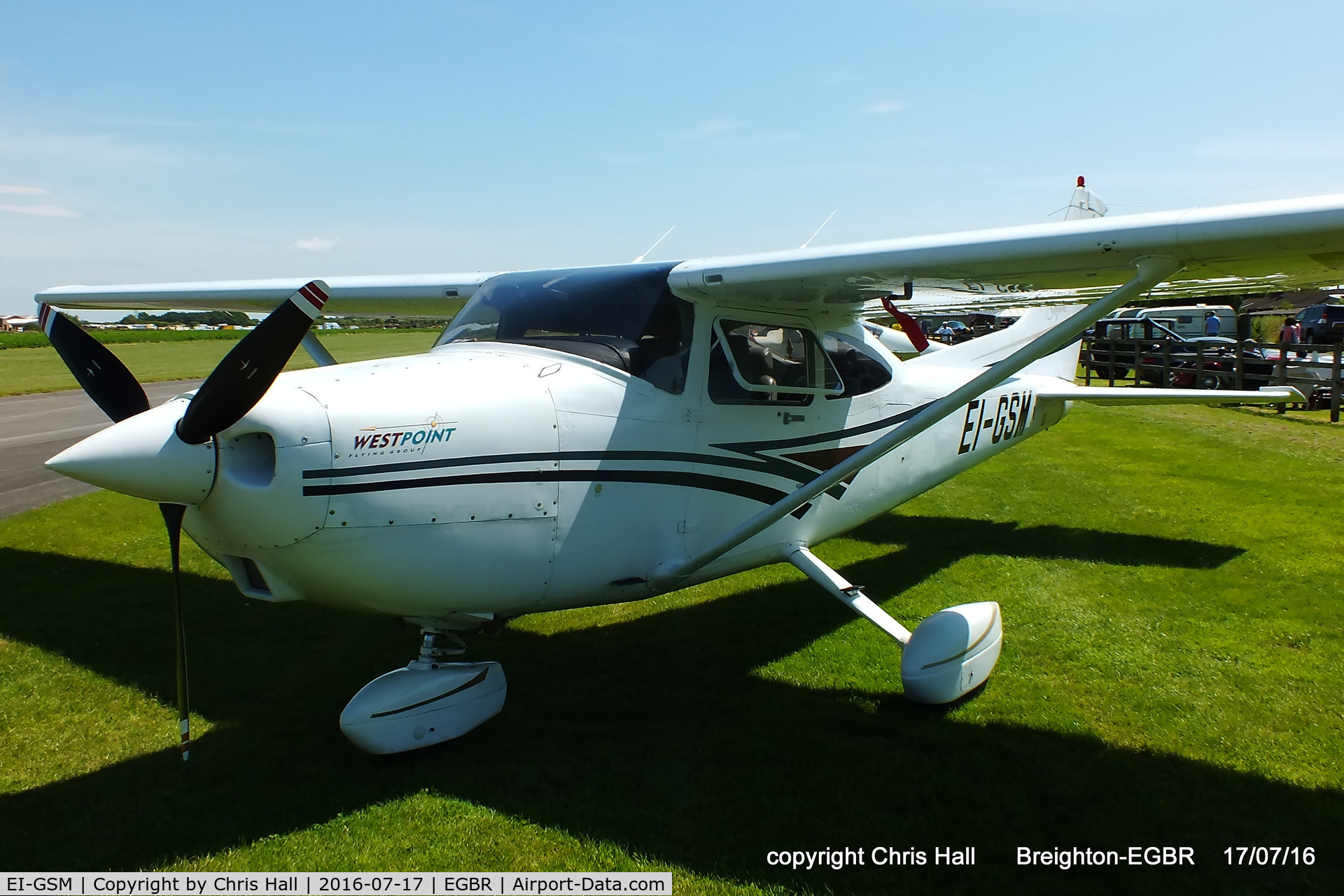 EI-GSM, 1998 Cessna 182S Skylane C/N 18280188, at Breighton's Summer fly in