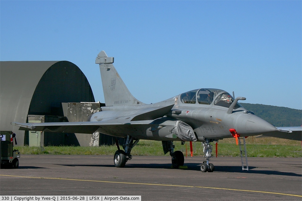 330, 2008 Dassault Rafale B C/N 330, Dassault Rafale B (113-IE), Static display, Luxeuil-St Sauveur Air Base 116 (LFSX) Open day 2015