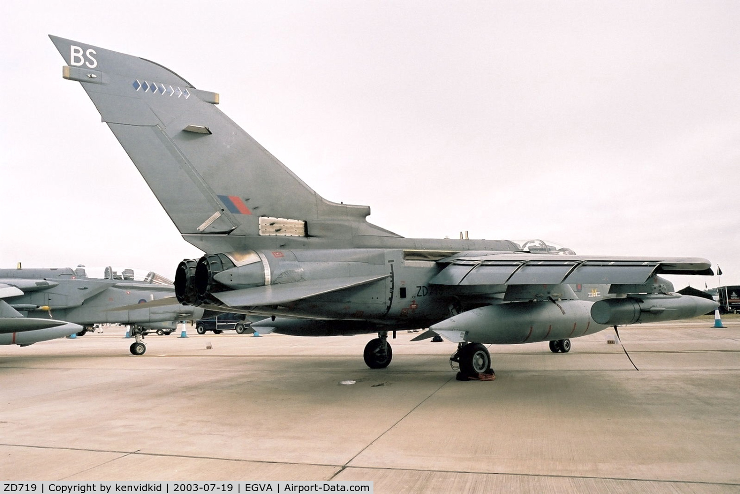 ZD719, 1984 Panavia Tornado GR.4 C/N 348/BS120/3161, Royal Air Force at RIAT.