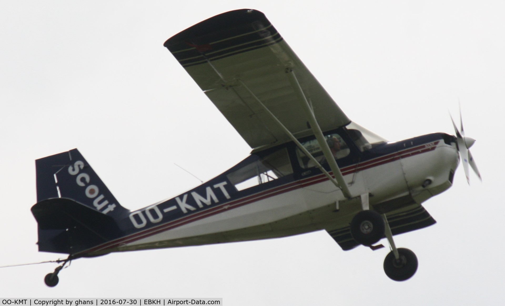 OO-KMT, 1997 American Champion 8GCBC Scout Scout C/N 383-97, Fly-In 2016