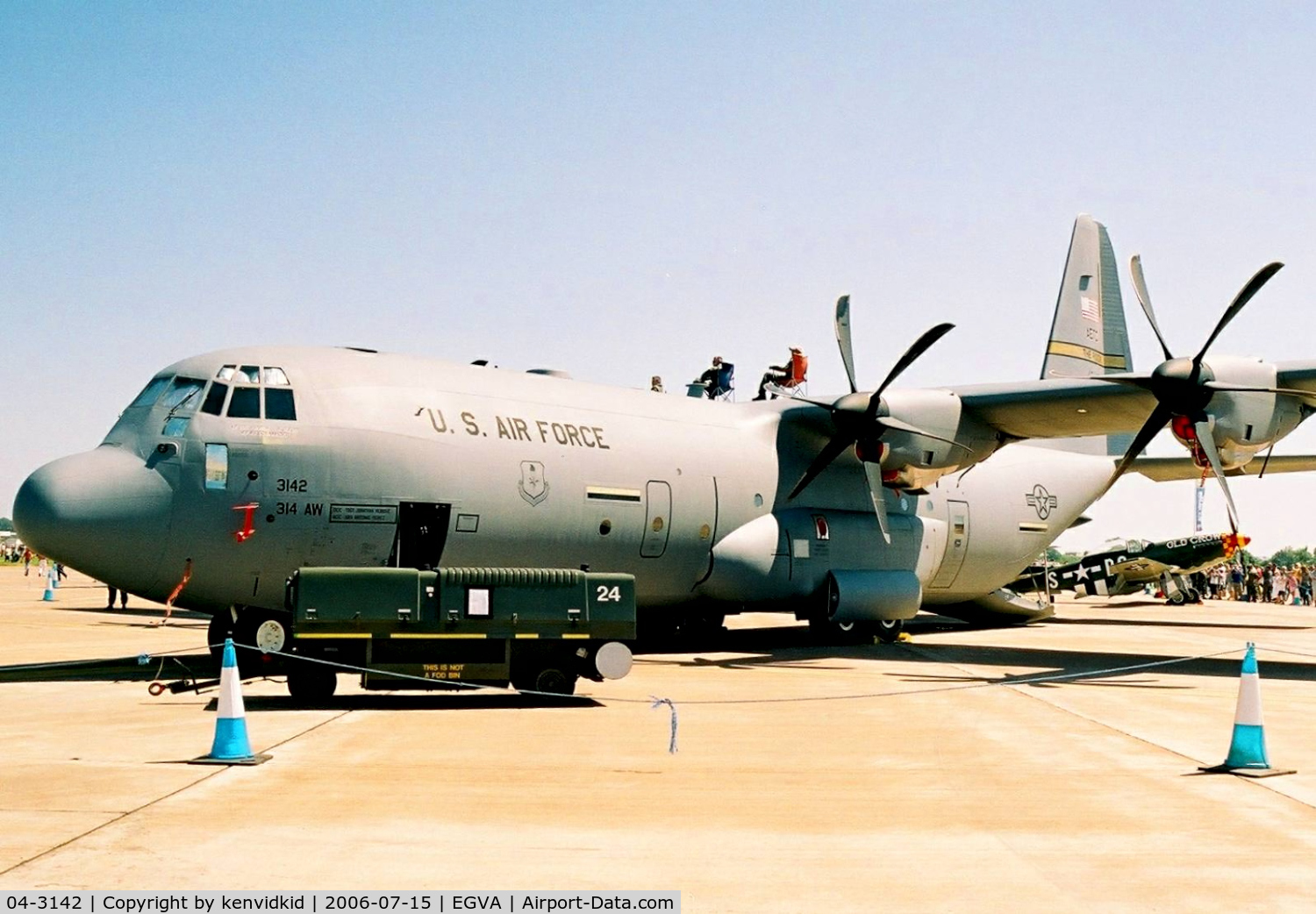 04-3142, 2004 Lockheed Martin C-130J-30 Super Hercules C/N 382-5558, US Air Force on static display at RIAT.