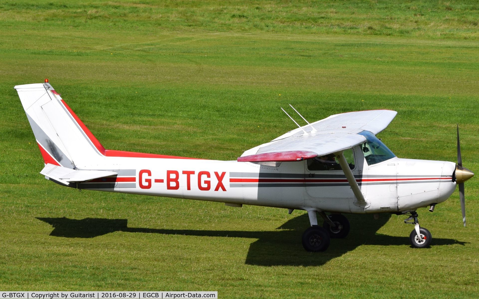 G-BTGX, 1984 Cessna 152 C/N 152-84950, At City Airport Manchester
