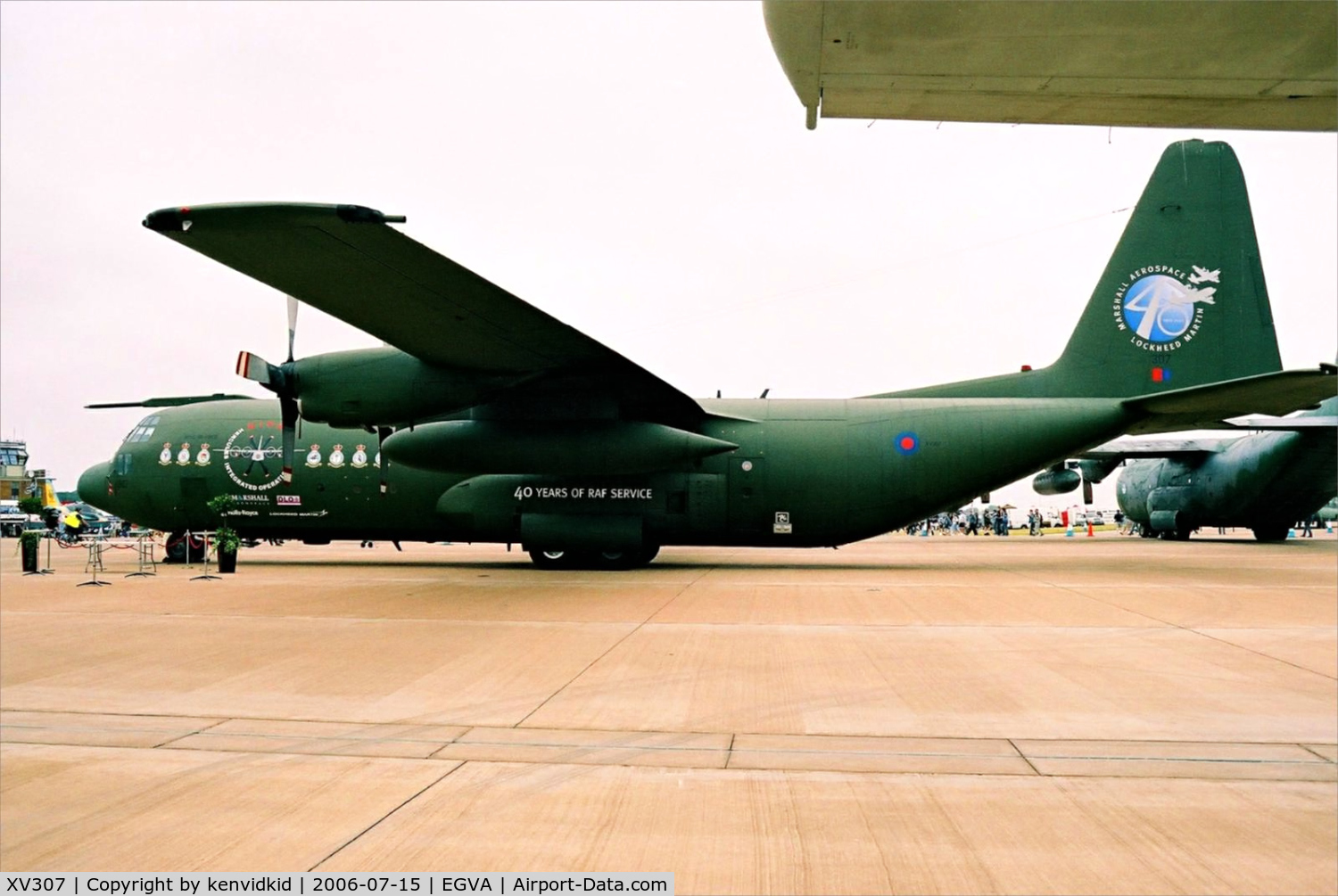 XV307, 1966 Lockheed C-130K Hercules C.3 C/N 382-4275, Royal Air Force on static display at RIAT.