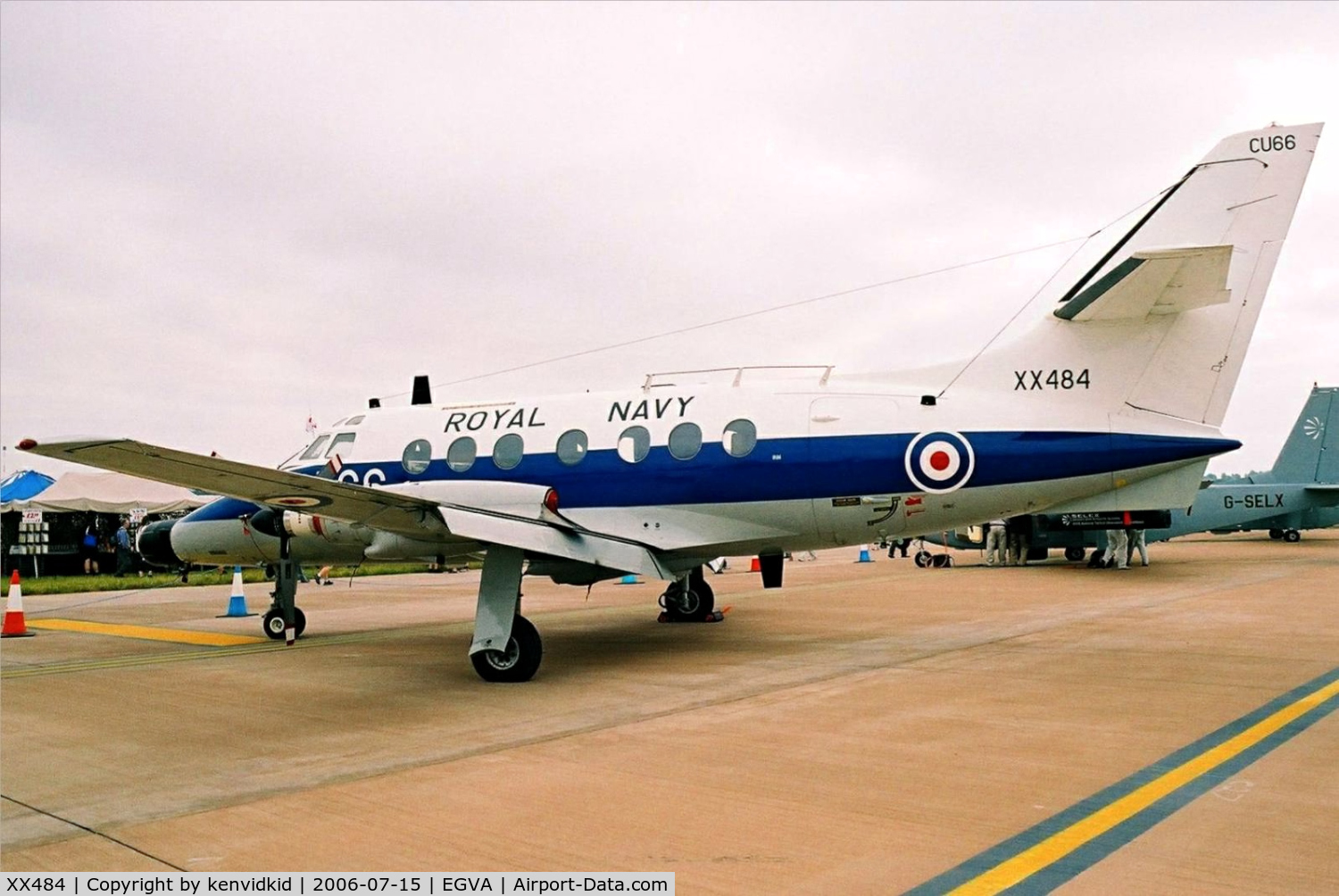 XX484, Scottish Aviation HP-137 Jetstream T.2 C/N 266, Royal Navy on static display at RIAT.