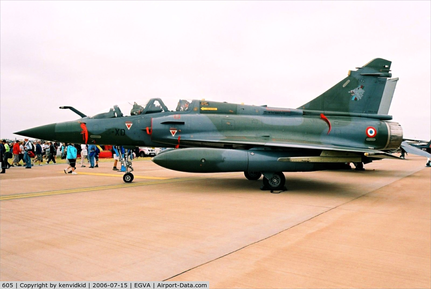 605, Dassault Mirage 2000D C/N 397, French Air Force on static display at RIAT.