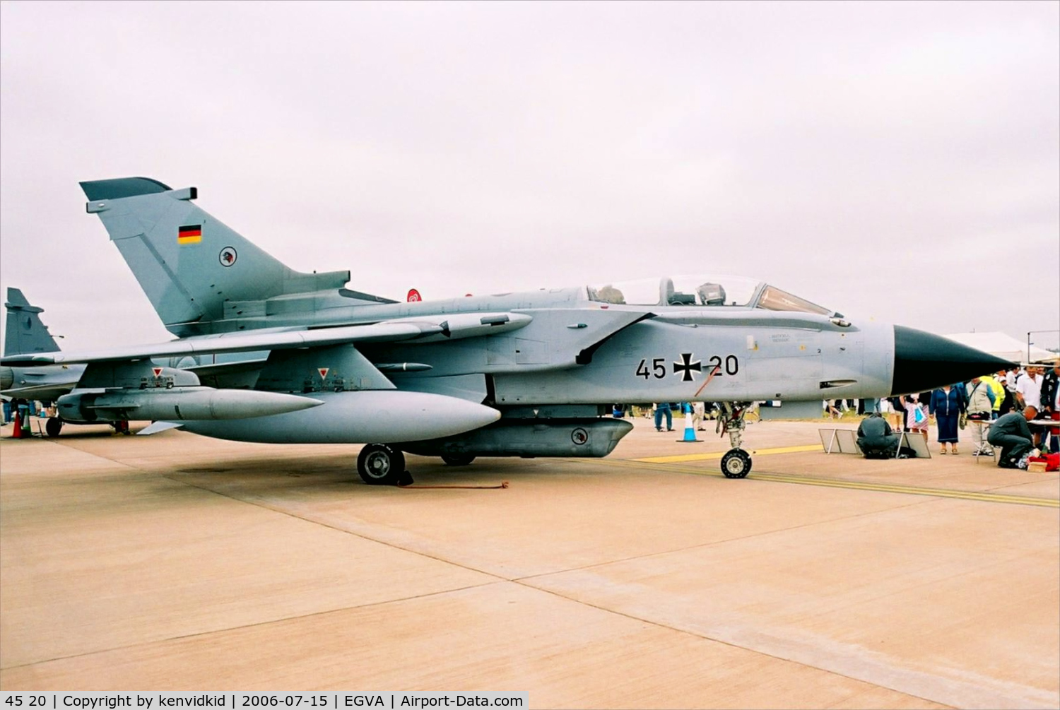 45 20, Panavia Tornado IDS C/N 553/GS168/4220, German Air Force on static display at RIAT.