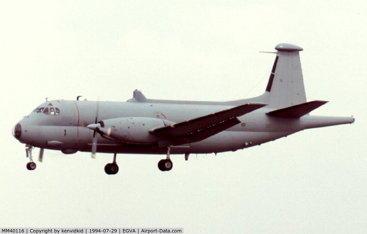 MM40116, Breguet 1150 Atlantic C/N 17, Italian Air Force arriving for RIAT.