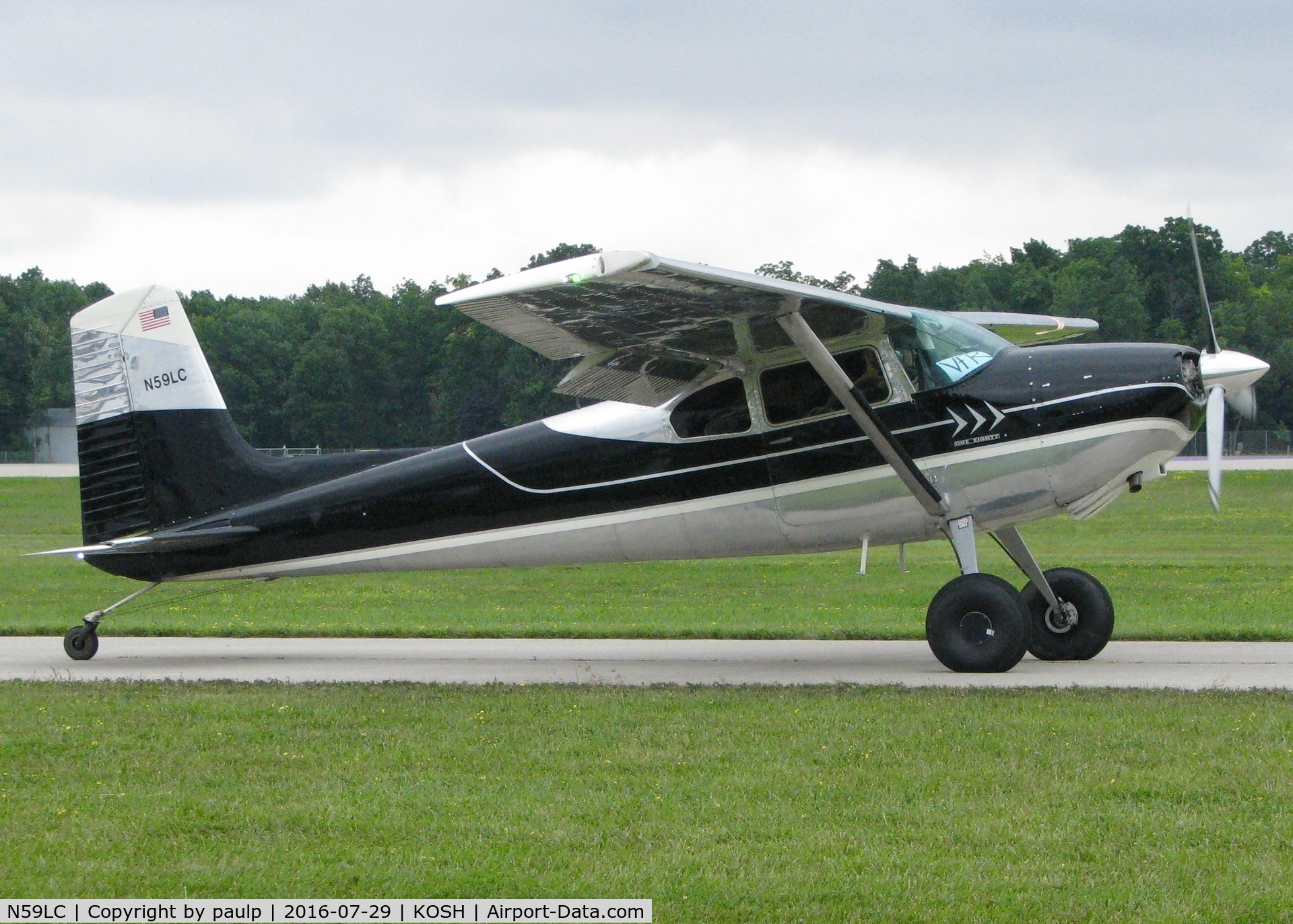 N59LC, 1959 Cessna 180B C/N 50485, At AirVenture 2016.