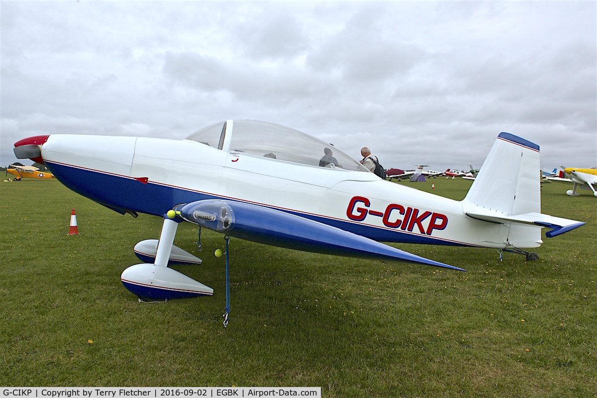 G-CIKP, 2014 Vans RV-8 C/N LAA 303-15029, At 2016 LAA Rally at Sywell