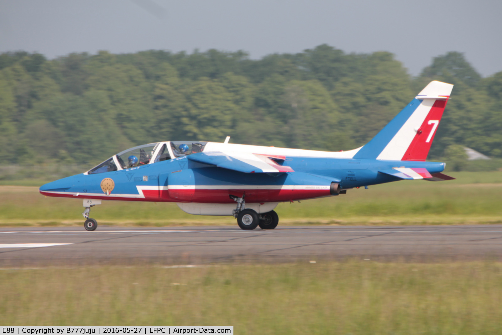 E88, Dassault-Dornier Alpha Jet E C/N E88, at Creil