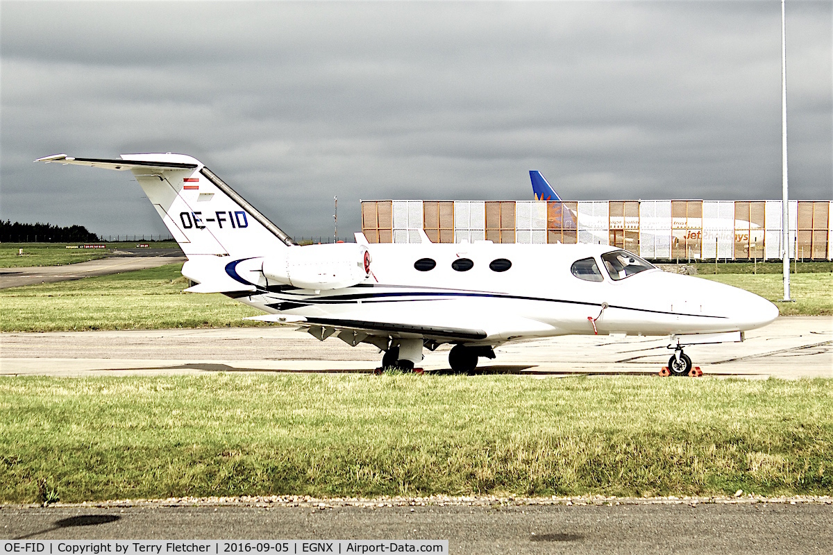 OE-FID, 2007 Cessna 510 Citation Mustang Citation Mustang C/N 510-0040, At East Midlands Airport