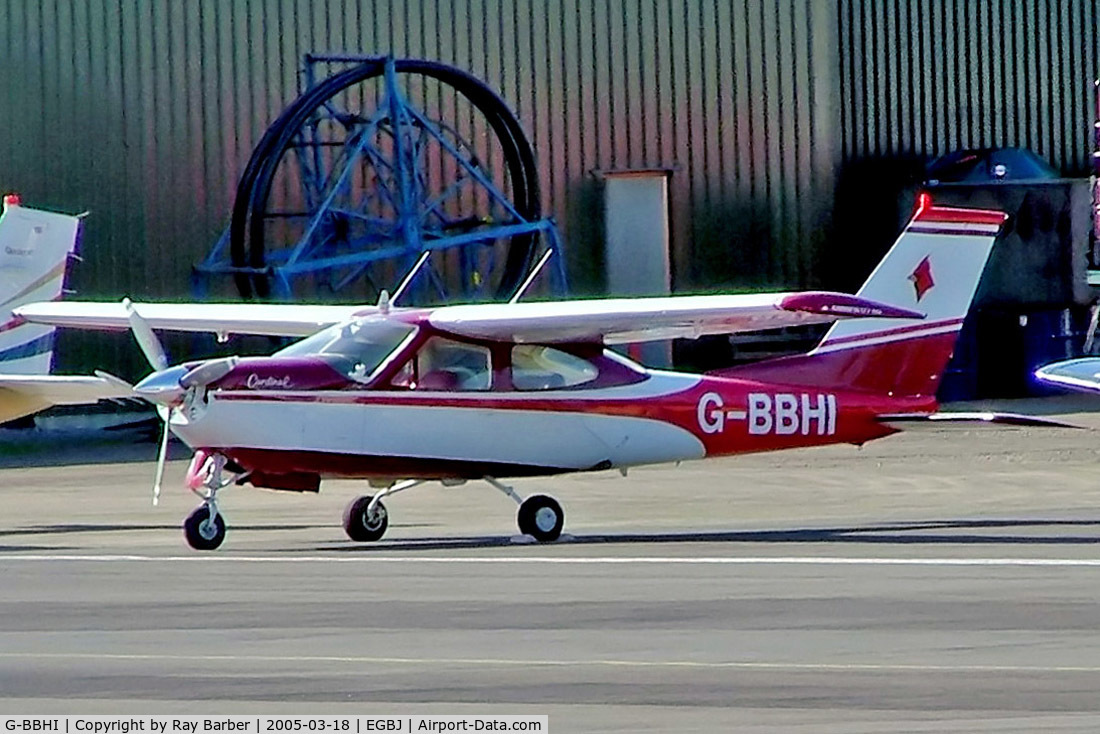 G-BBHI, 1972 Cessna 177RG Cardinal C/N 177RG0225, Cessna 177RG Cardinal RG [177RG-0225] Staverton~G 18/03/2005