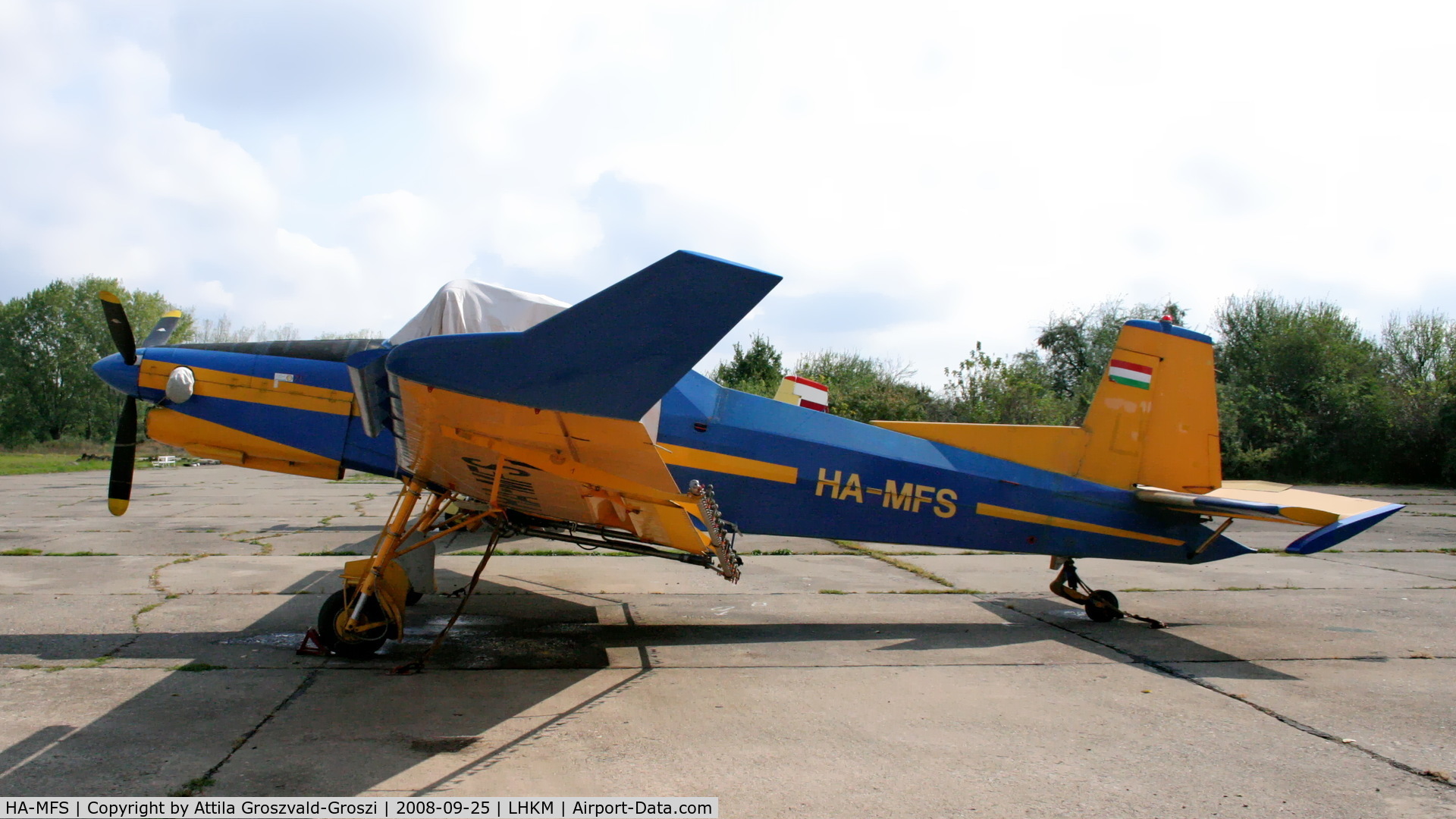 HA-MFS, 1985 Let Z-37T Agro-Turbo C/N 003, Kunmadaras Airport, Hungary