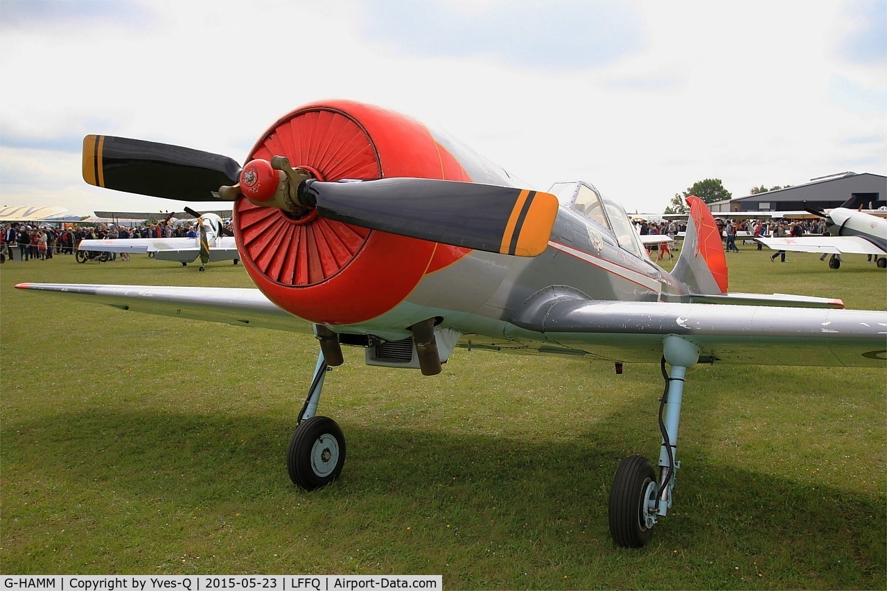 G-HAMM, 1983 Yakovlev Yak-50 C/N 832409, Yakovlev Yak-50, Static display, La Ferté-Alais Airfield (LFFQ) Air show 2015