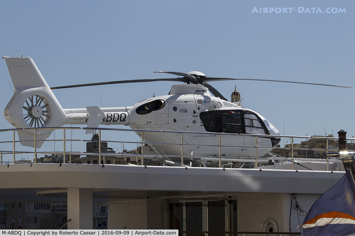 M-ABDQ, Eurocopter EC-135P-2 C/N 989, Grand Harbour