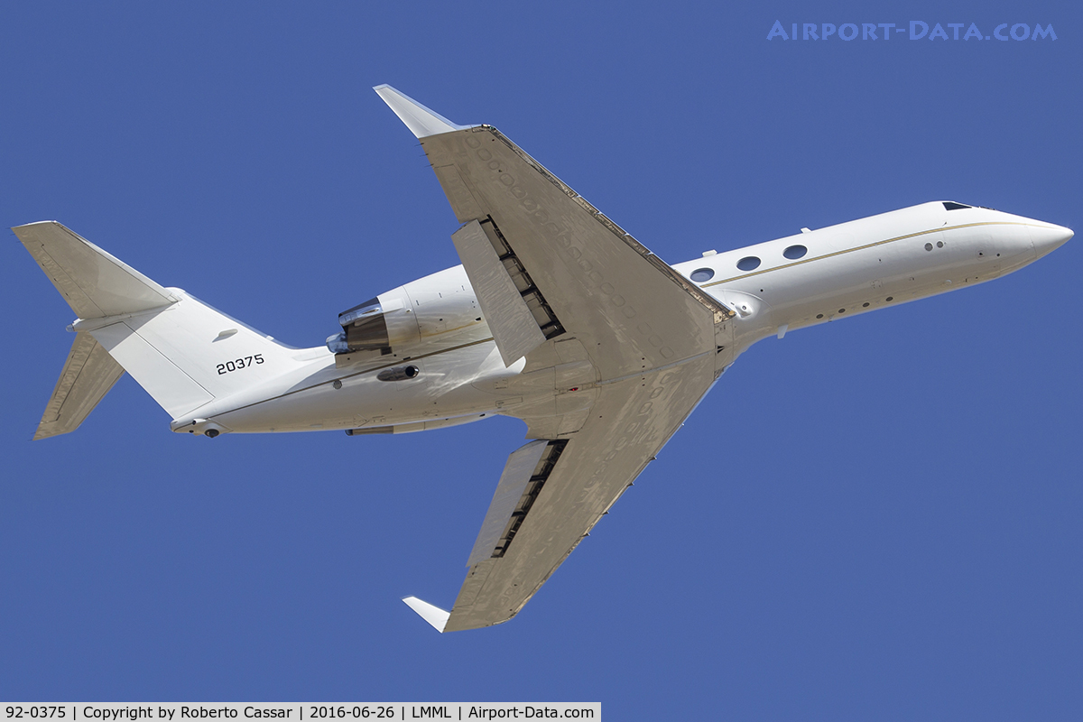 92-0375, 1992 Gulfstream Aerospace C-20H (Gulfstream III) C/N 1256, Runway 23