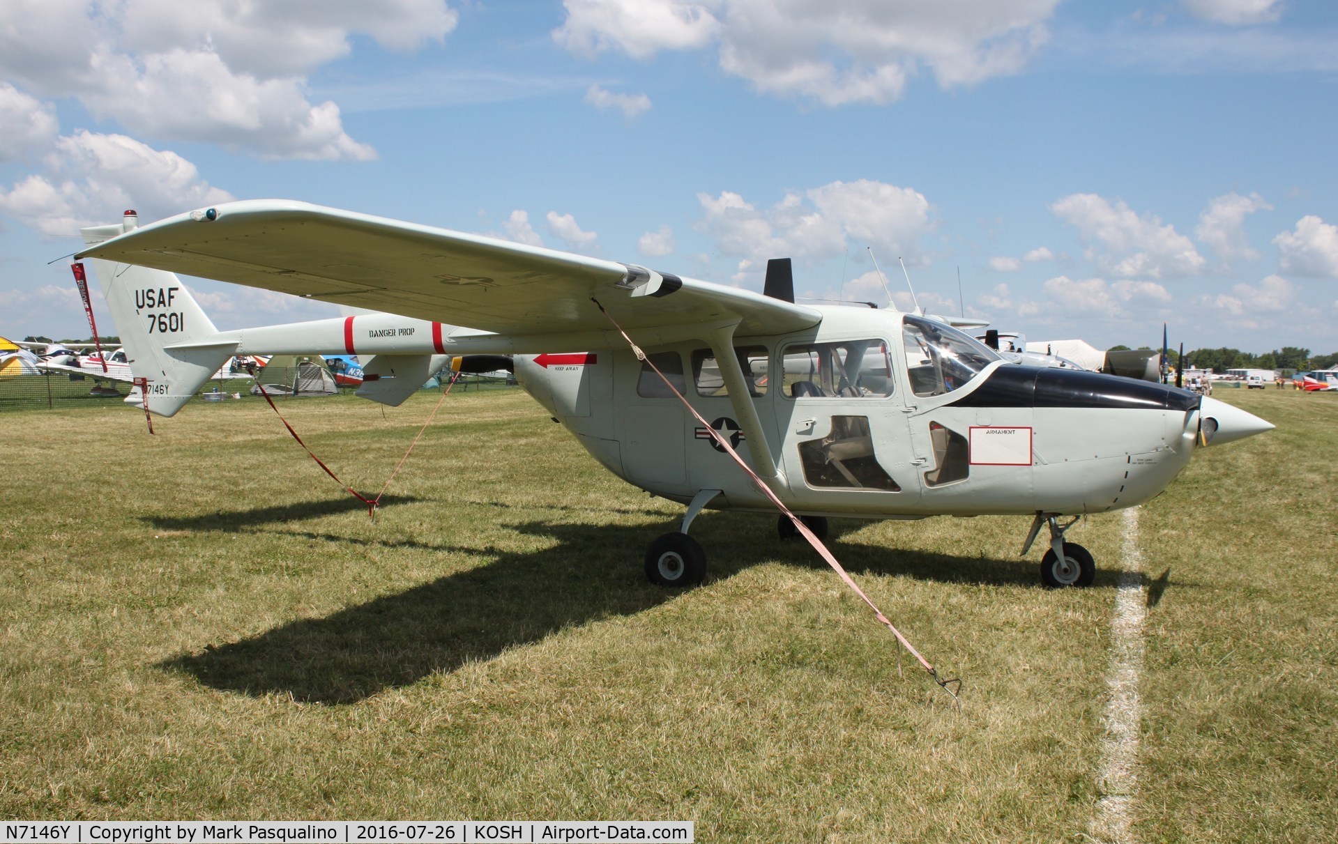 N7146Y, 1969 Cessna M337B (O-2A) Super Skymaster C/N 337M-0399 (69-7601), Cessna O-2A