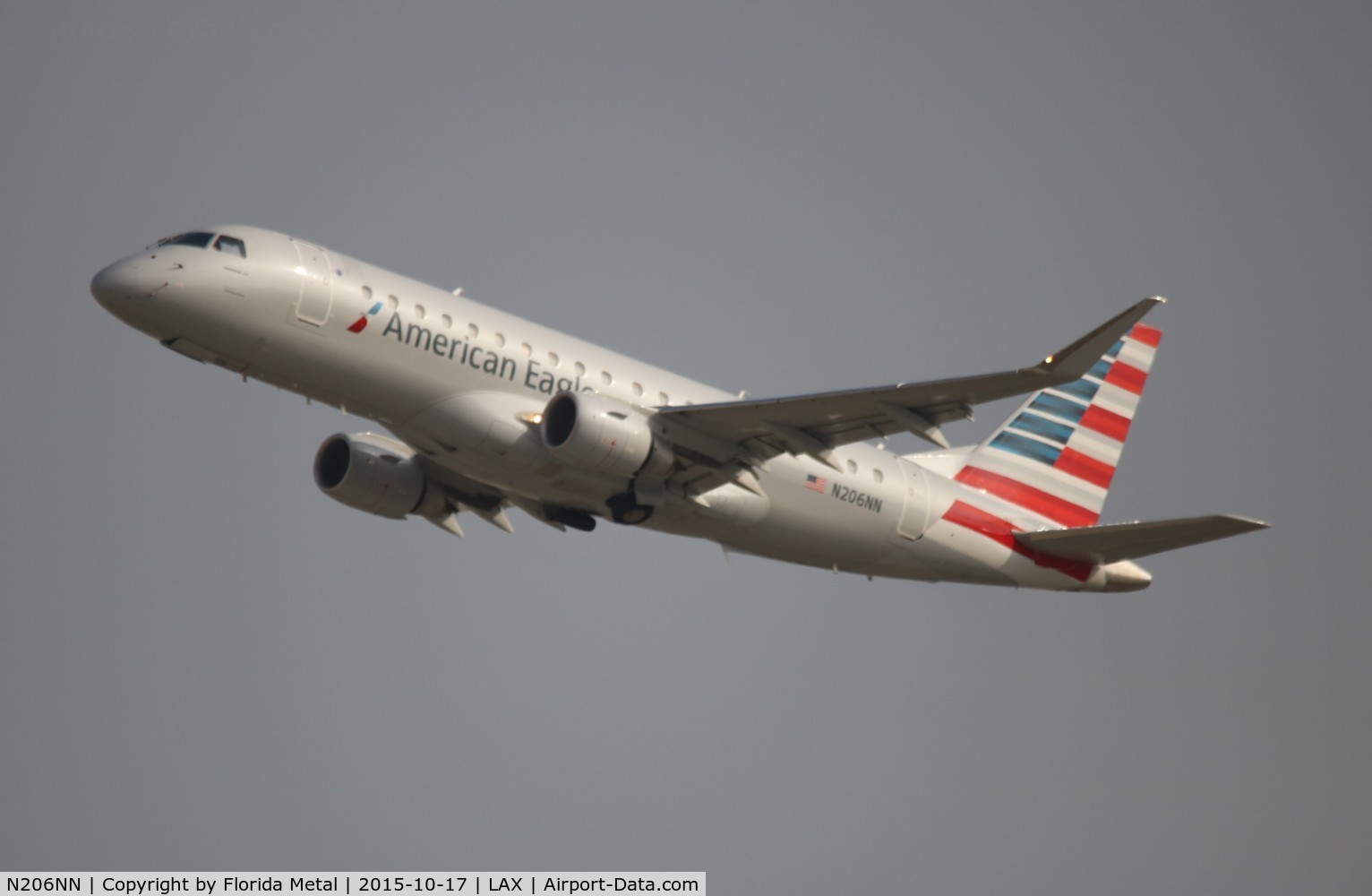 N206NN, 2015 Embraer 175LR (ERJ-170-200LR) C/N 17000489, American Eagle