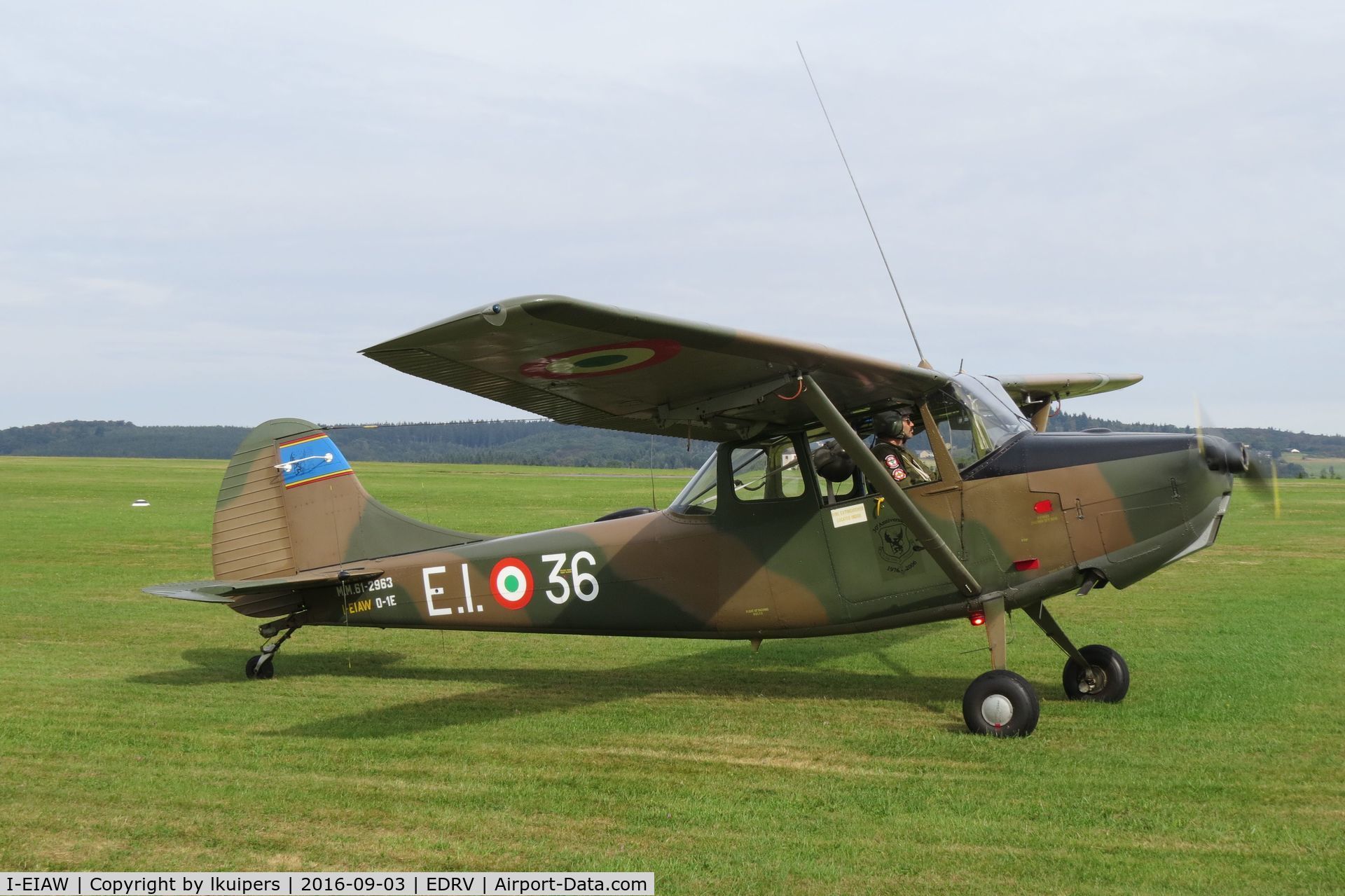 I-EIAW, 1961 Cessna O-1E Bird Dog C/N 305M-0029, On a Cessna meeting at a small local event in Wershofen Germany