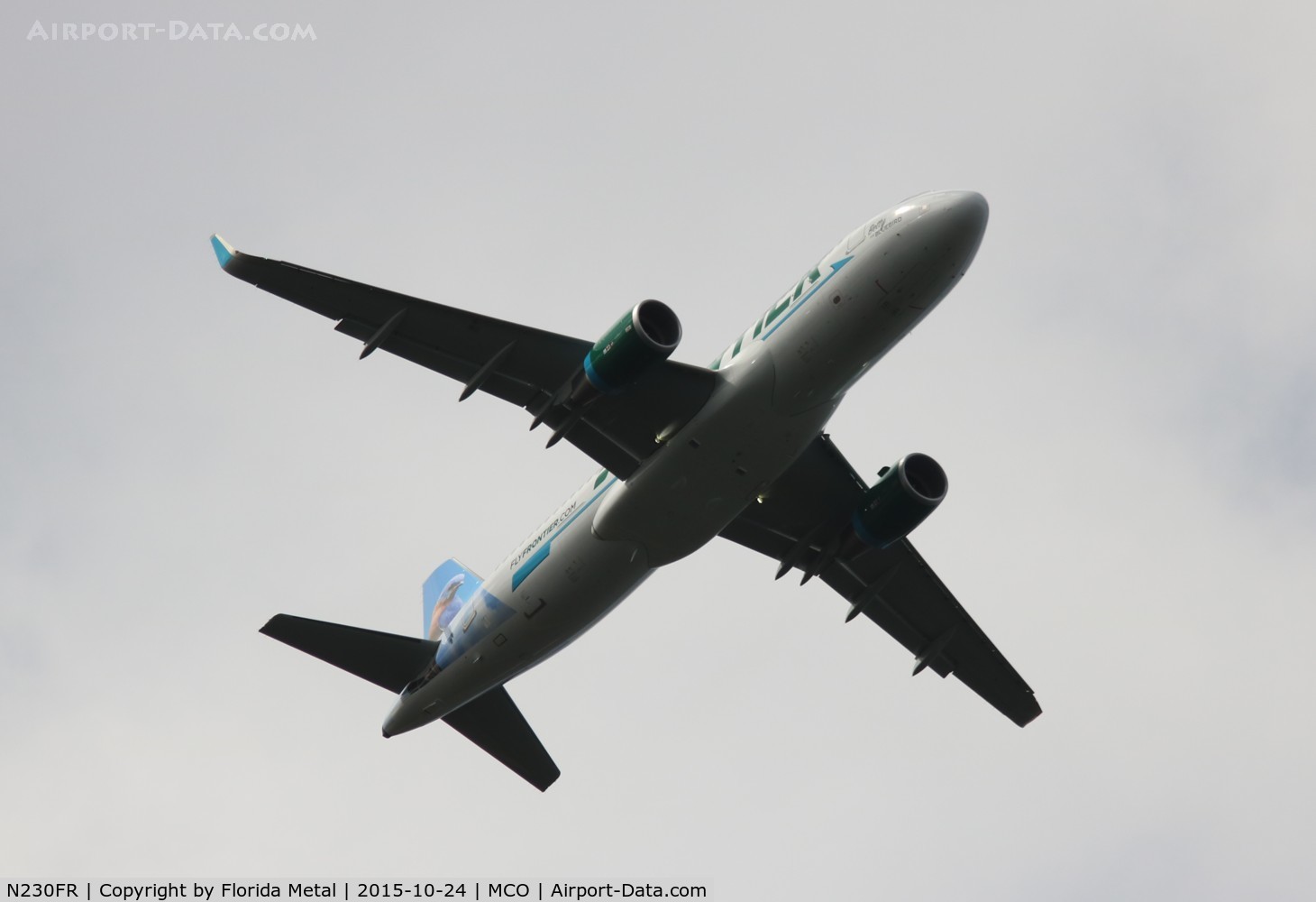 N230FR, 2015 Airbus A320-214 C/N 6773, Betty the Bluebird