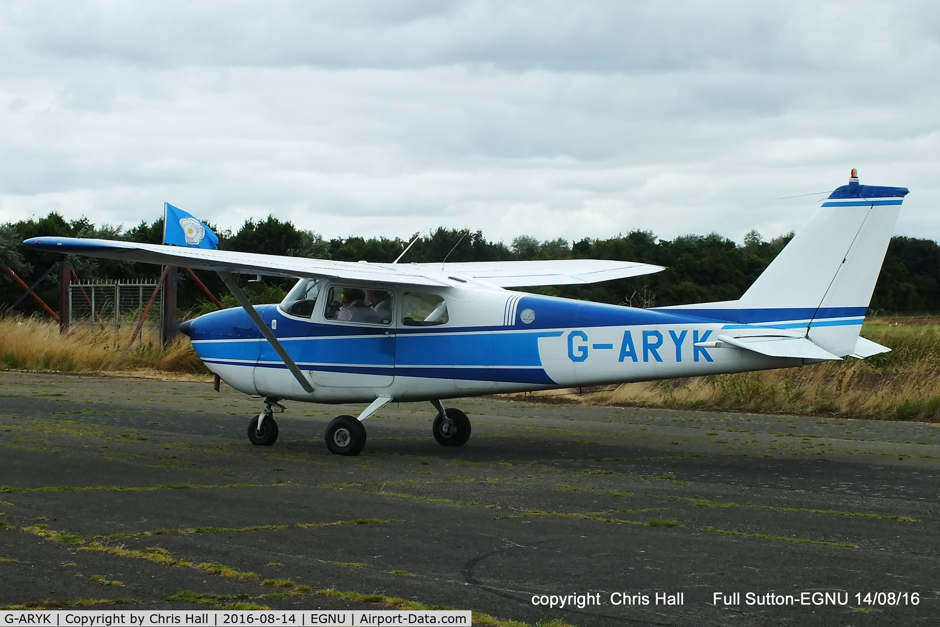 G-ARYK, 1962 Cessna 172C Skyhawk C/N 17249288, at the LAA Vale of York Strut fly-in, Full Sutton