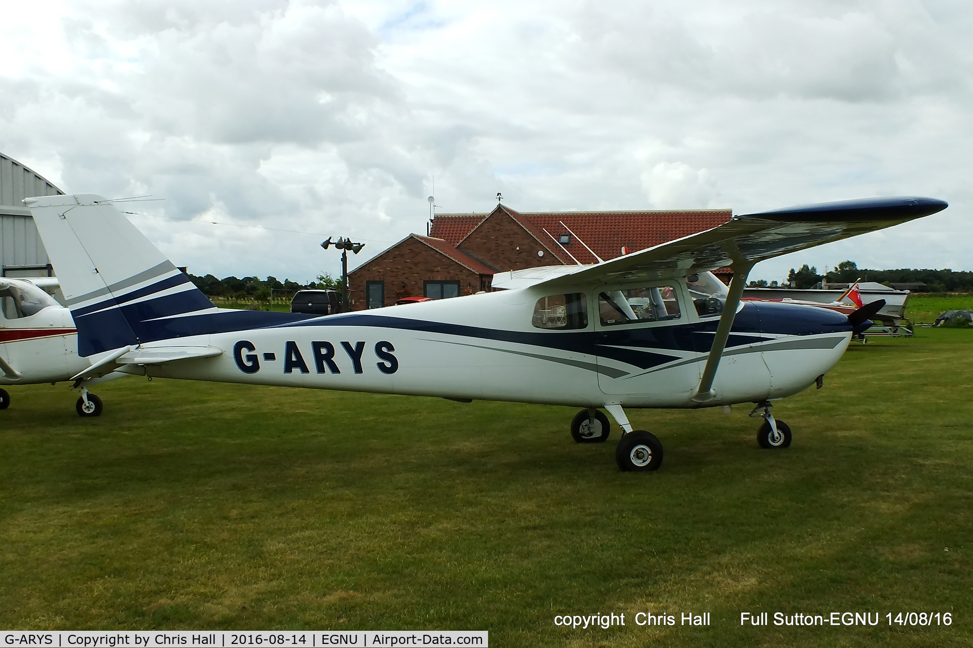 G-ARYS, 1962 Cessna 172C C/N 17249291, at the LAA Vale of York Strut fly-in, Full Sutton