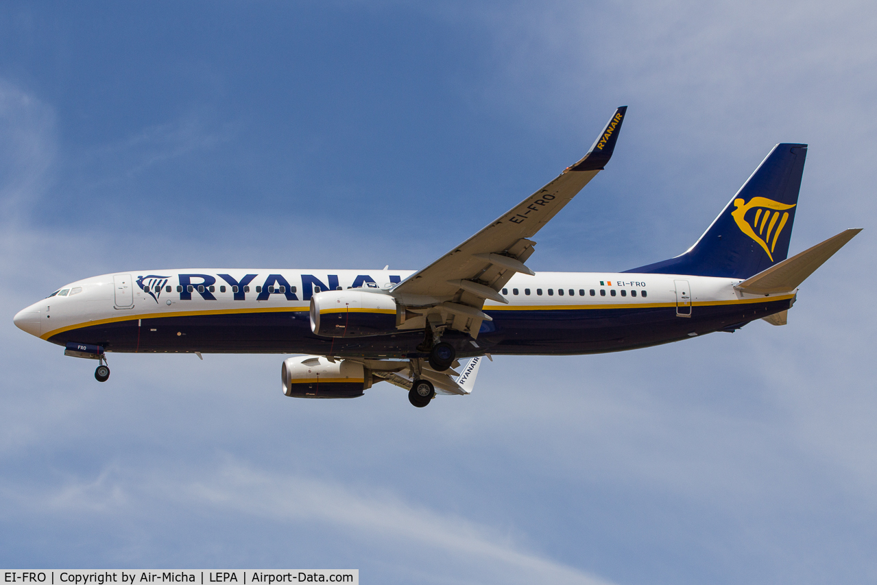 EI-FRO, 2016 Boeing 737-8AS C/N 44742, Ryanair