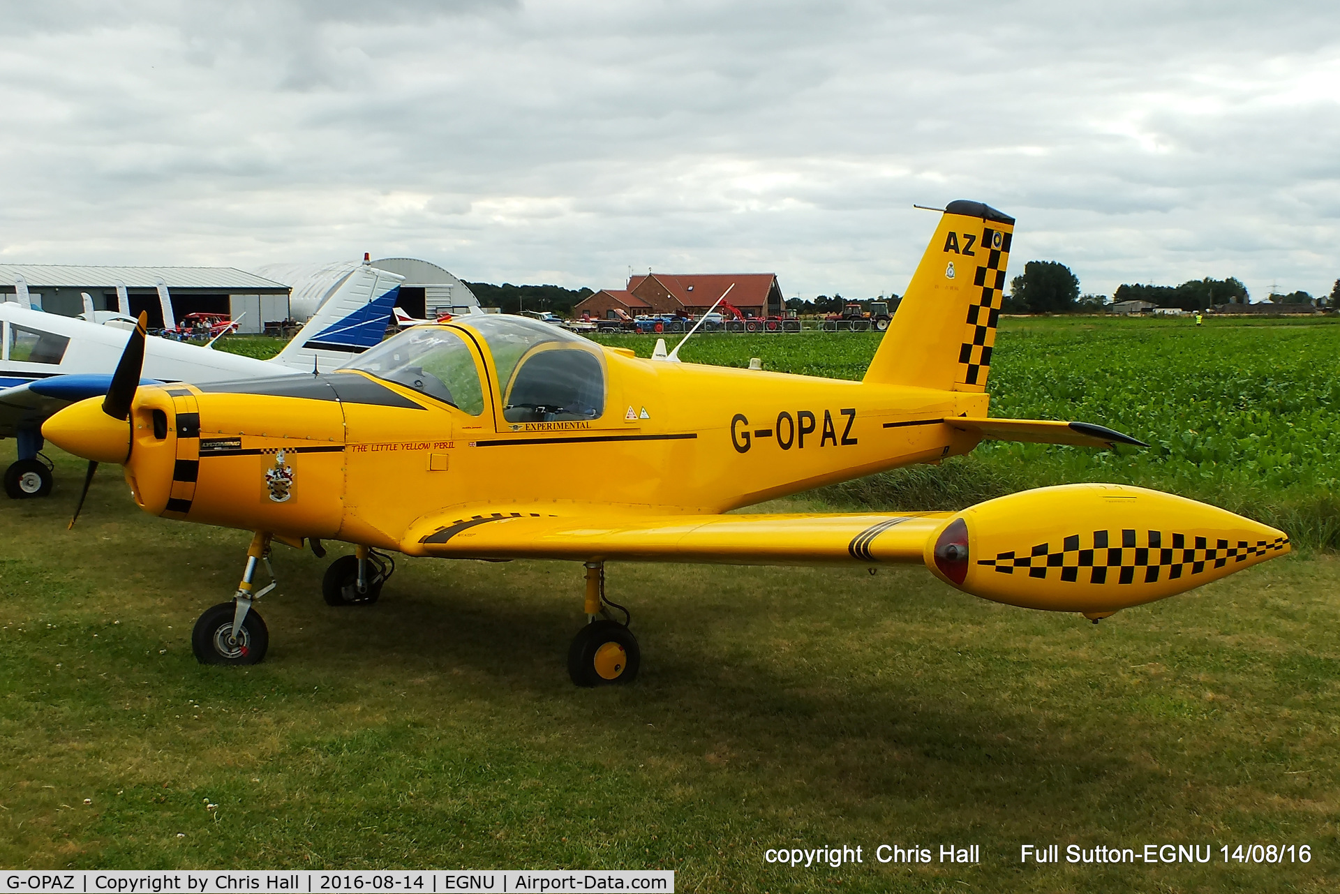 G-OPAZ, 2001 Pazmany PL-2 C/N PFA 069-10673, at the LAA Vale of York Strut fly-in, Full Sutton