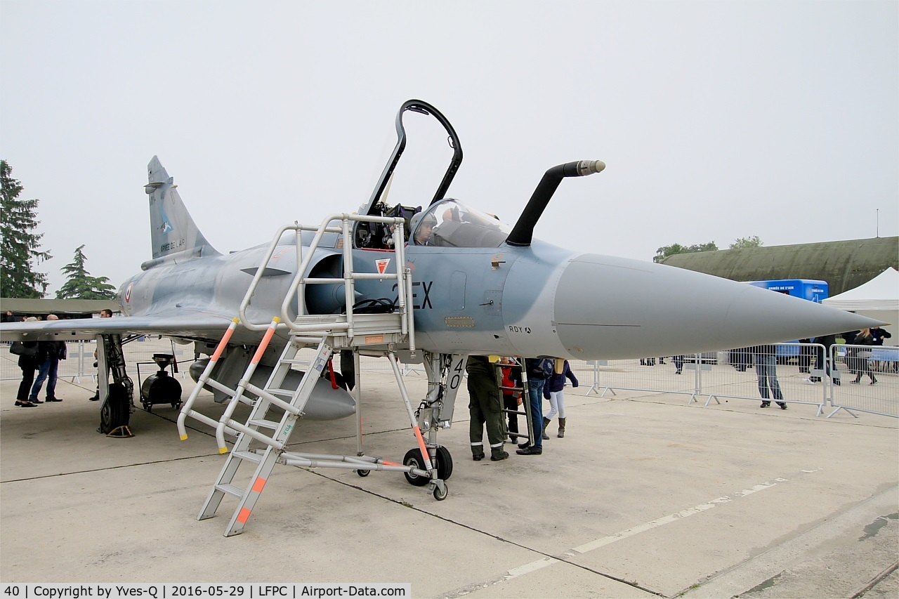 40, Dassault Mirage 2000-5F C/N 40, Dassault Mirage 2000-5F, Static display, Creil Air Base 110 (LFPC-CSF) Open day 2016