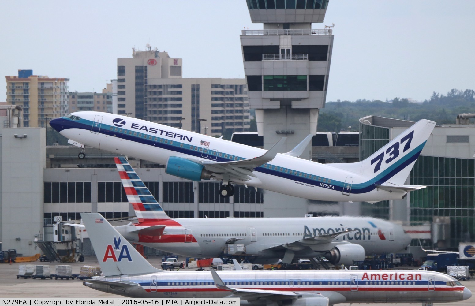 N279EA, 2011 Boeing 737-86J C/N 36881, Eastern