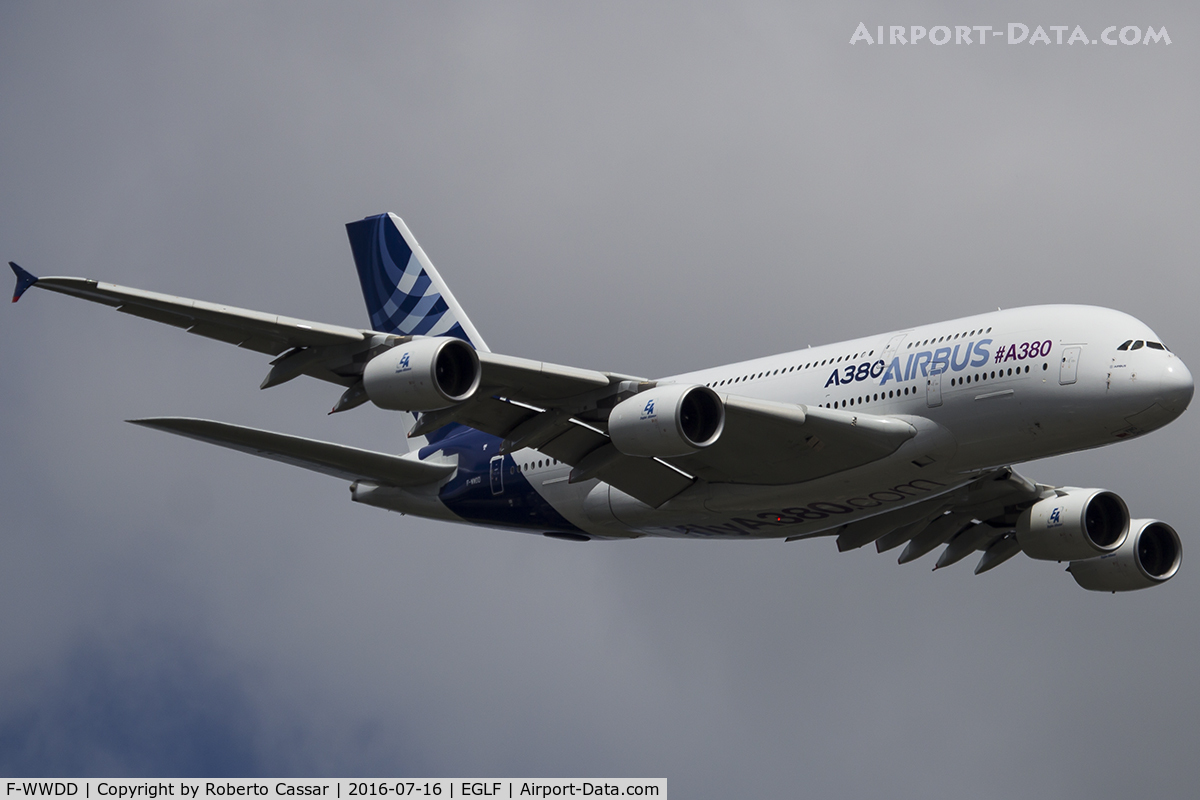 F-WWDD, 2005 Airbus A380-861 C/N 004, FIA 2016