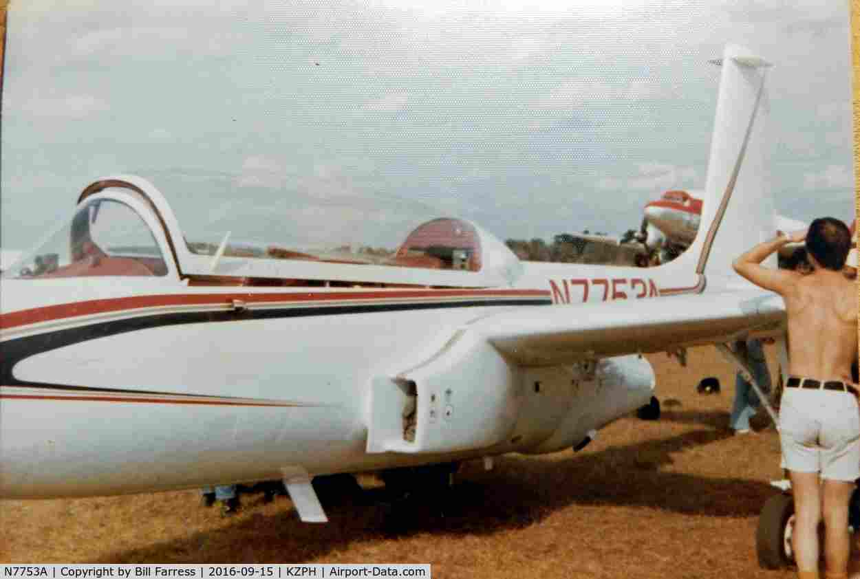 N7753A, 1958 Temco TT-1 Pinto C/N 10 (TE-10 BuNo.144232), Taken at Zephyrhills, Florida airport  skydiving center