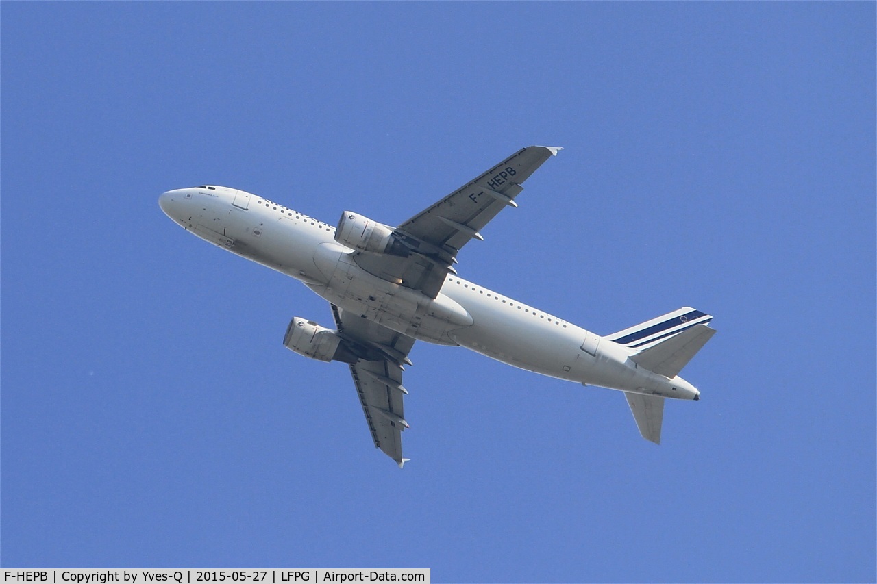 F-HEPB, 2010 Airbus A320-214 C/N 4241, Airbus A320-214, Take off rwy 27L, Roissy Charles De Gaulle airport (LFPG-CDG)