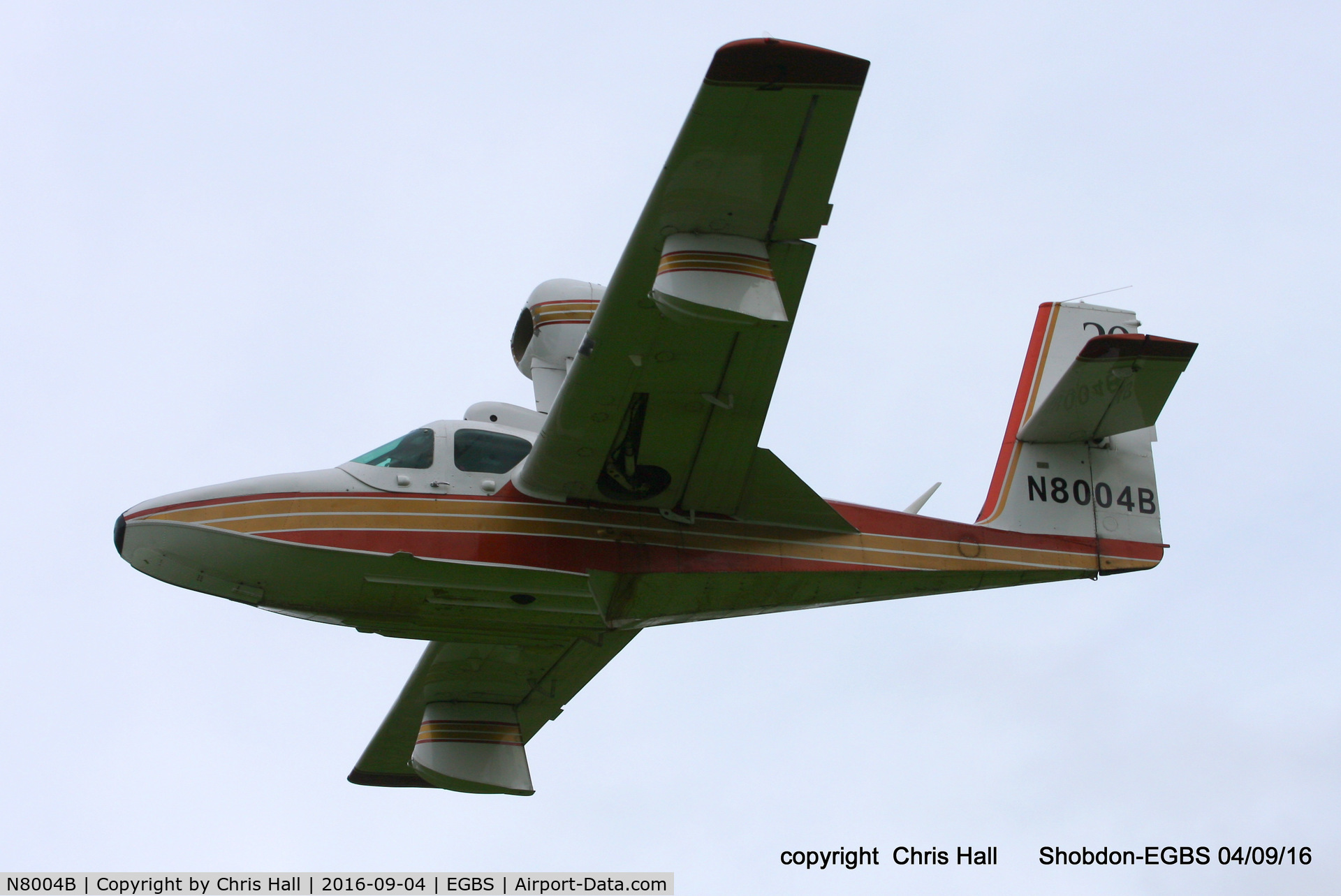 N8004B, 1980 Consolidated Aeronautics Inc. Lake LA-4-200 C/N 1022, Royal Aero Club RRRA air race at Shobdon