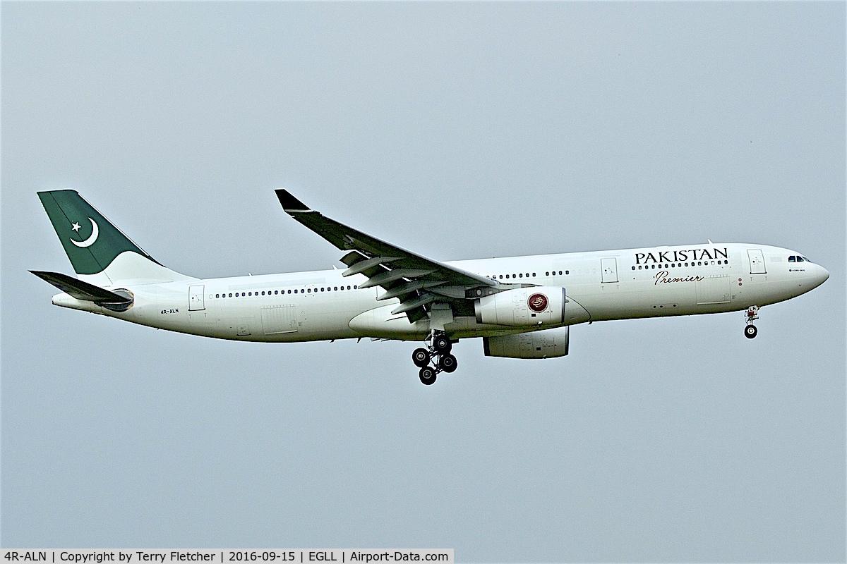 4R-ALN, 2015 Airbus A330-343 C/N 1604, On approach to  London Heathrow