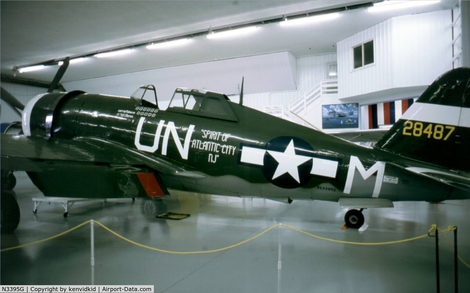 N3395G, 1942 Republic P-47G-15-CU Thunderbolt C/N 42-25254, At Planes of Fame East, Eden Prairie.