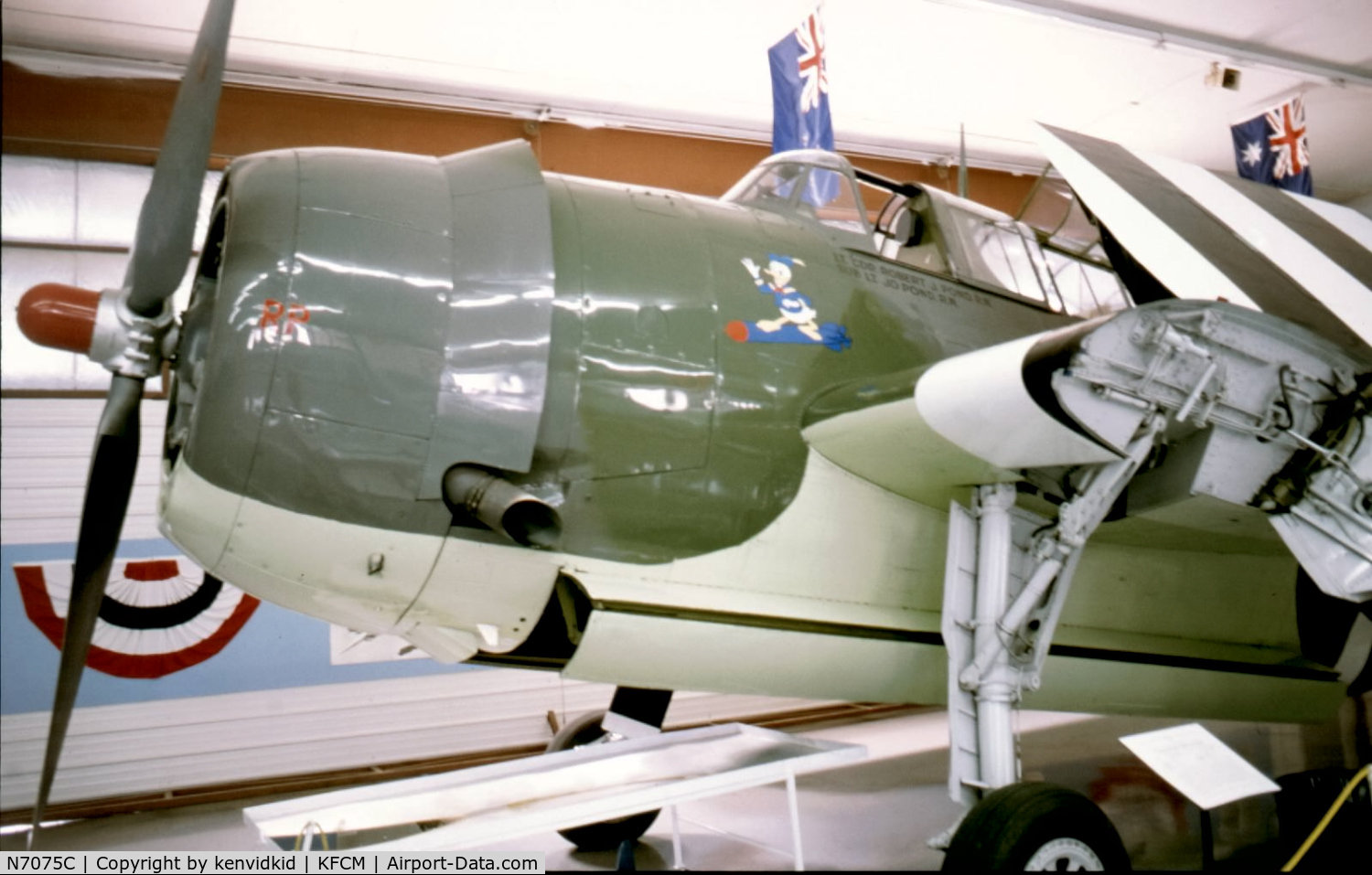 N7075C, 1945 Grumman TBM-3E Avenger C/N 53785, At Planes of Fame East, Eden Prairie.