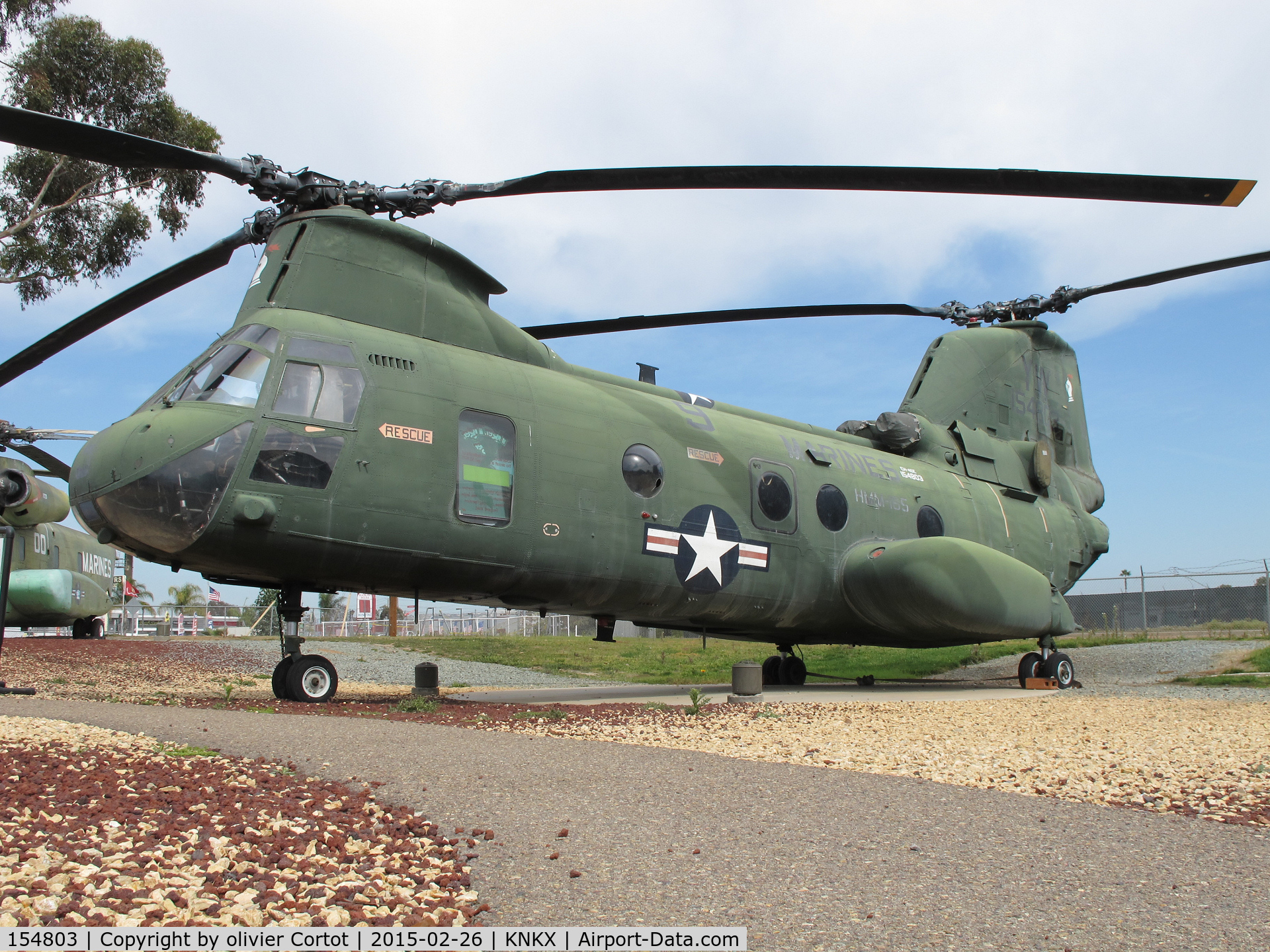 154803, Boeing Vertol CH-46D Sea Knight C/N 2410, the workhorse of the marine corps