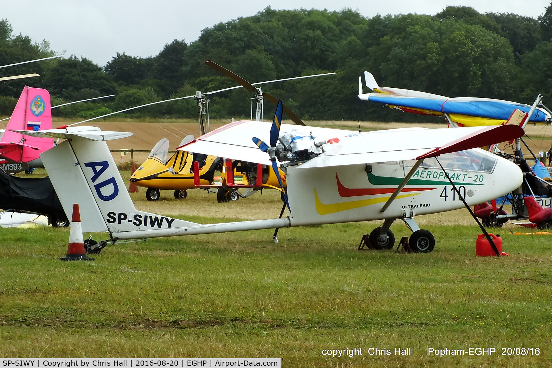 SP-SIWY, Aeroprakt A-20 C/N 011, at the World Microlight Championships, Popham