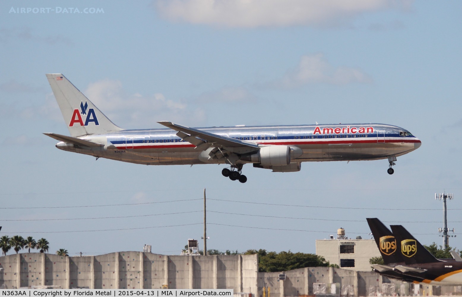 N363AA, 1988 Boeing 767-323 C/N 24044, American