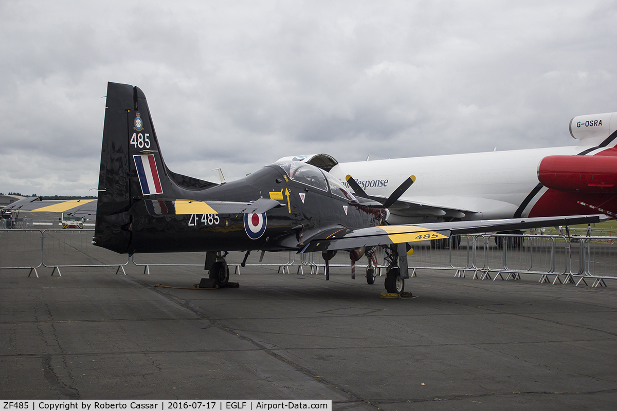 ZF485, 1992 Short S-312 Tucano T1 C/N S146/T117, FIA 2016