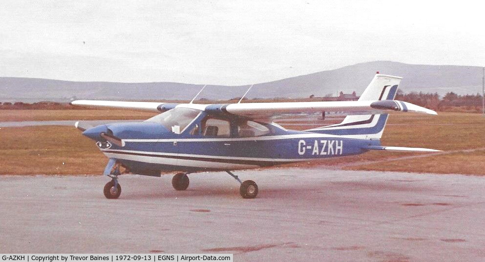G-AZKH, 1972 Reims F177RG Cardinal RG C/N 0049, Owned ne in 1972, flew round Europe