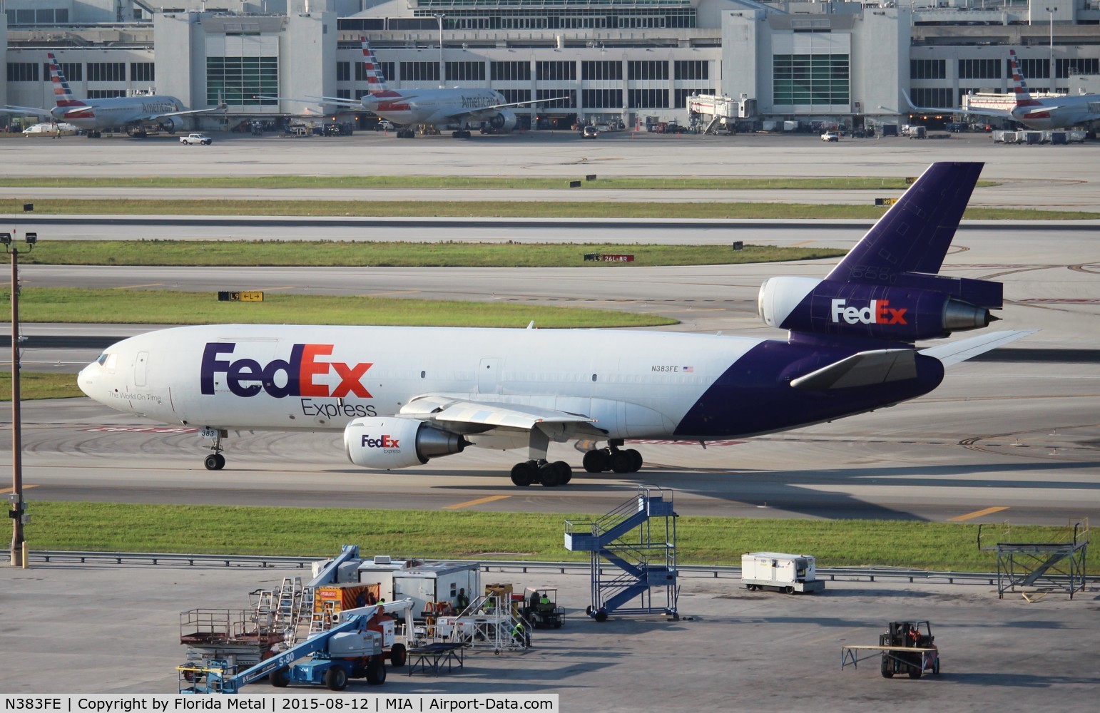 N383FE, 1973 McDonnell Douglas MD-10-10F C/N 46616, Fed Ex