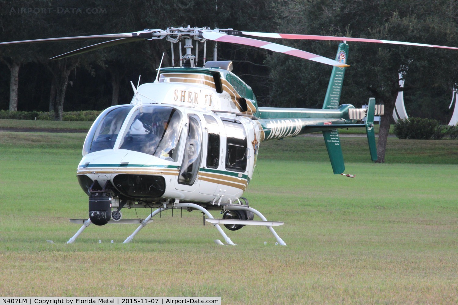 N407LM, 2007 Bell 407 C/N 53767, Orange County Sheriff at the American Heroes Helicopter Air Show Oveido FL