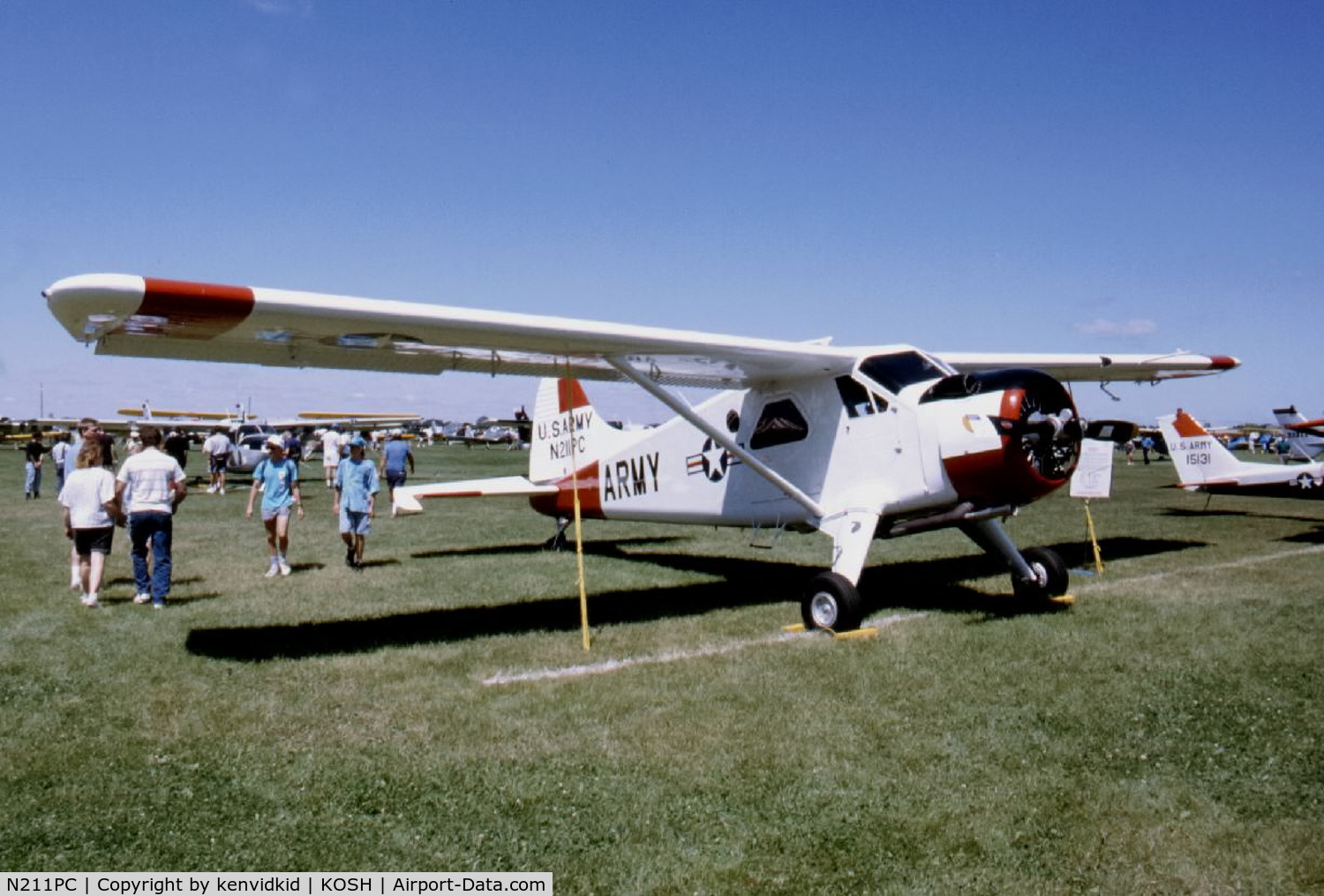 N211PC, De Havilland Canada DHC-2 Beaver Mk.I C/N 1428, At Air Adventure 1993 Oshkosh.