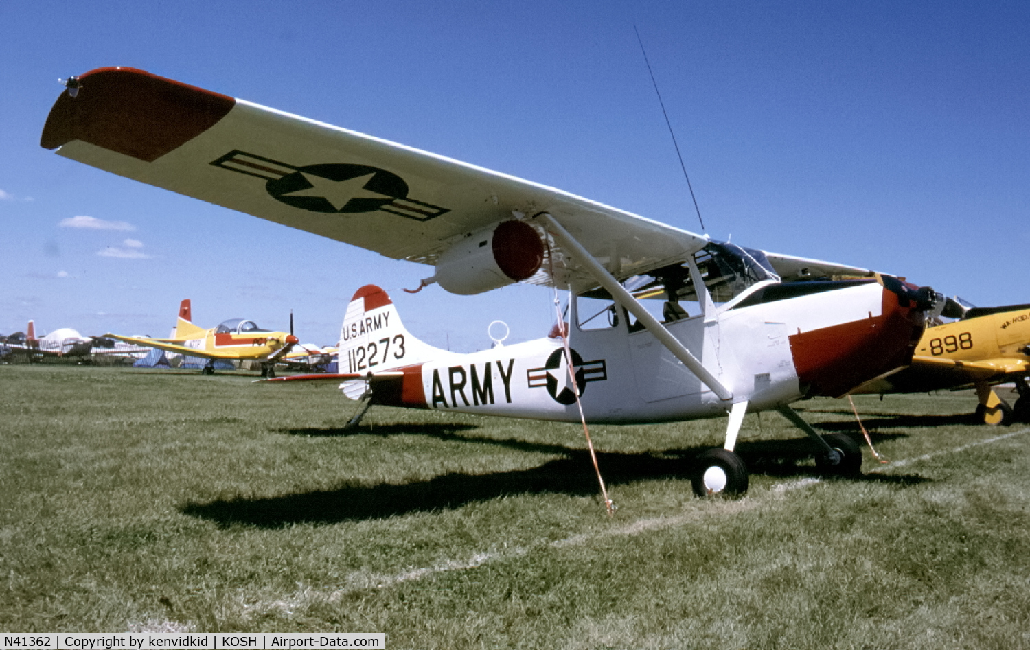 N41362, 1951 Cessna O-1A (305A) Bird Dog C/N 22587, At Air Adventure 1993 Oshkosh.